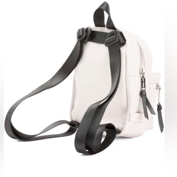 RAE DUNN Convertible White "LOVE" Mini Backpack - Picture 3 of 6